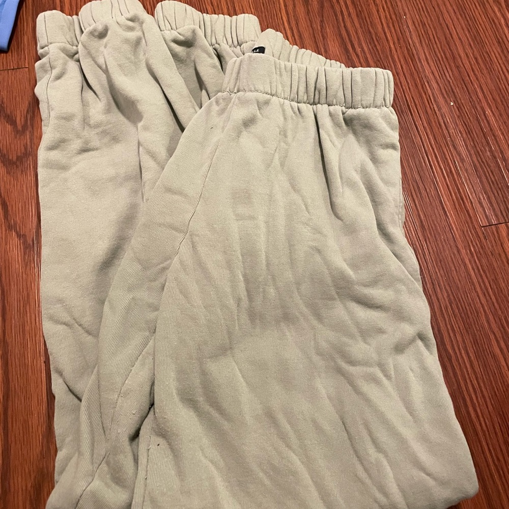 green joggers